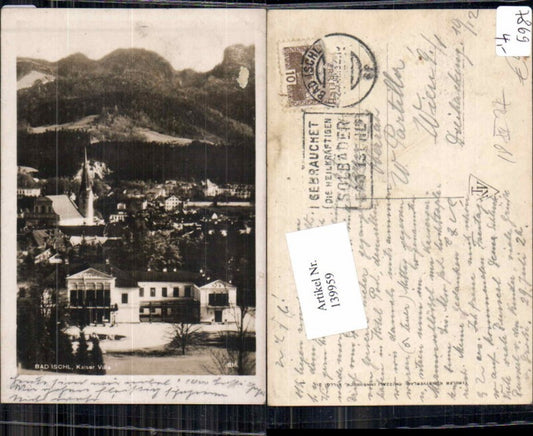 139959,Ischl Kaiservilla 1920