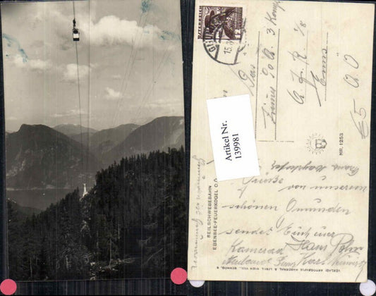139981,Seilbahn Feuerkogel bei Ebensee