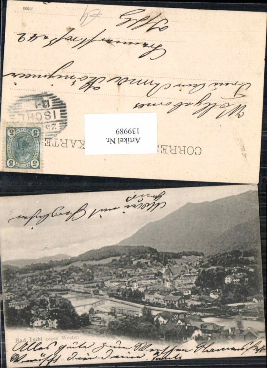 139989,Bad Ischl gegen Westen 1905
