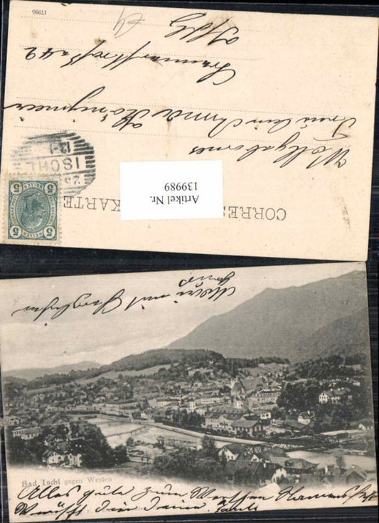 139989,Bad Ischl gegen Westen 1905