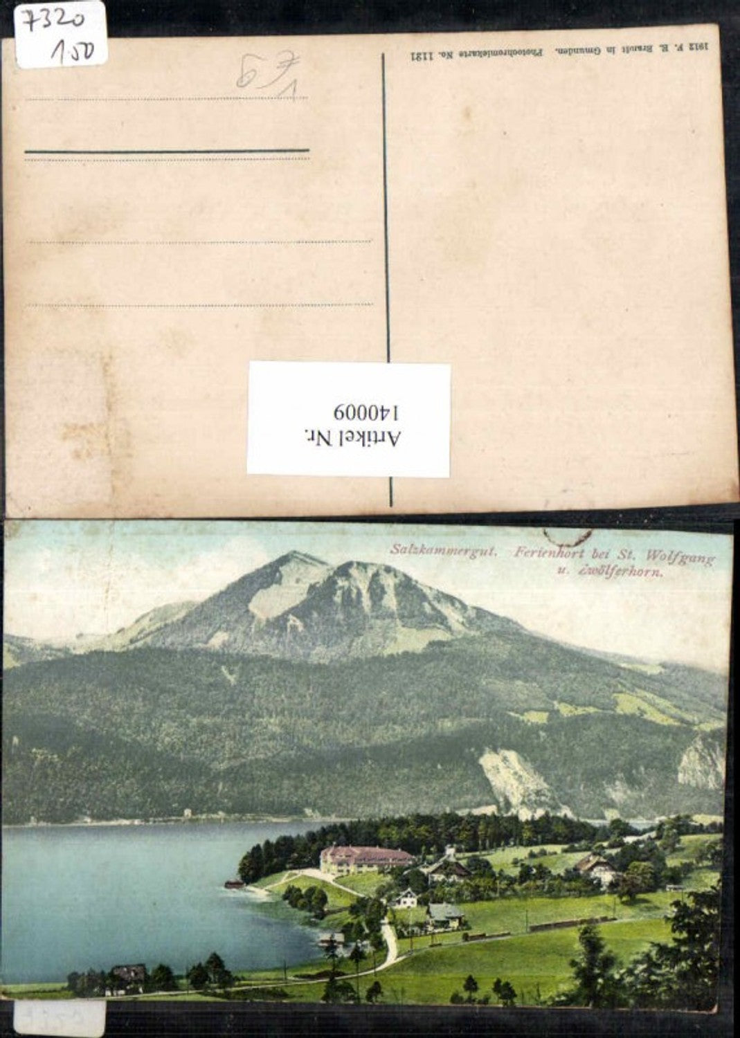 140009,Salzkammergut Ferienhort bei St Wolfgang Wolfgangsee Strobl Brandt 1121