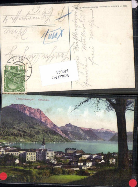 140024,Salzkammergut Gmunden am Traunsee Brandt 929