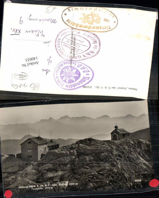 140033,Simonyhütte Dachstein Gosau