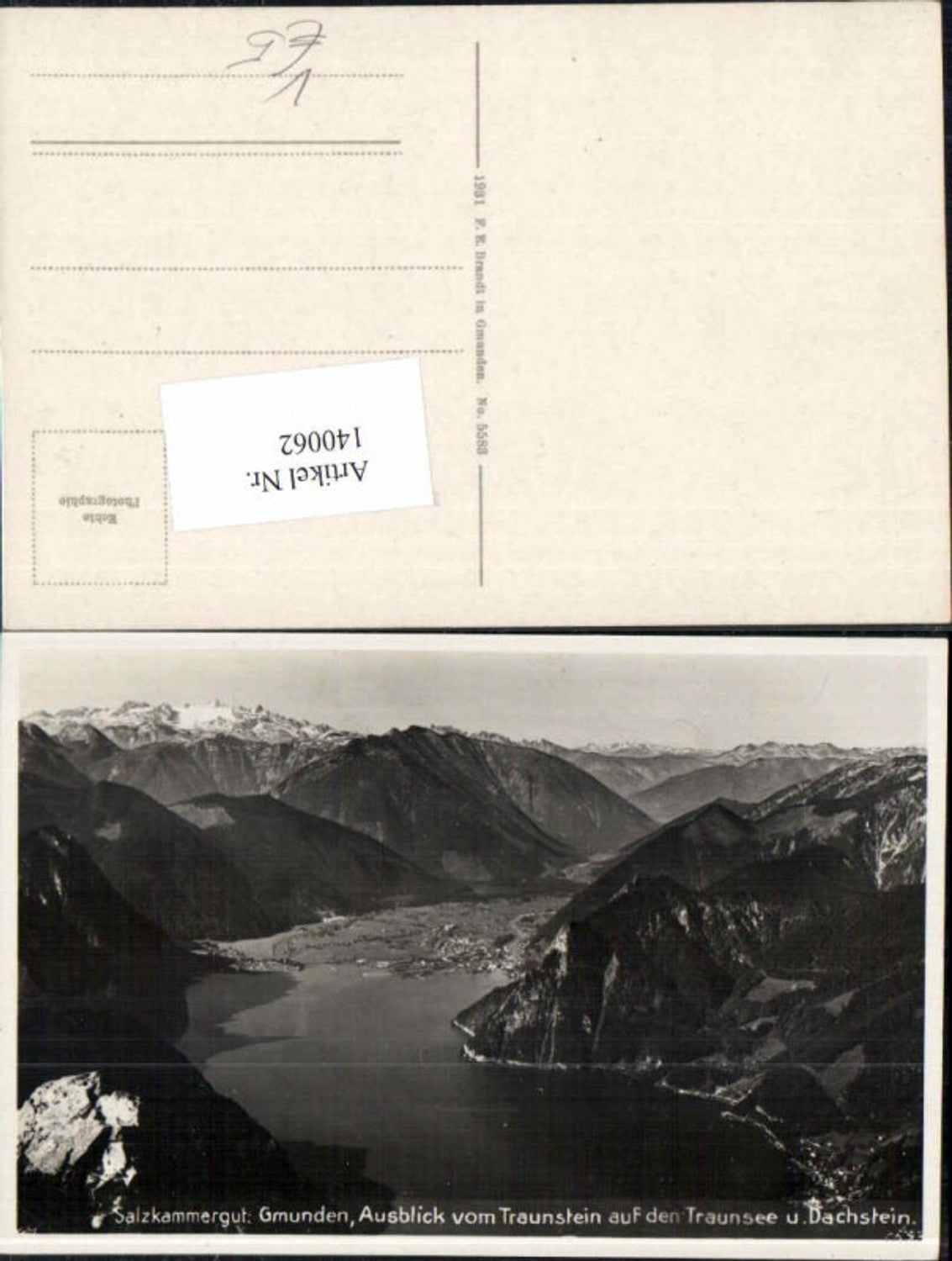 140062,Gmunden am Traunsee Dachstein Brandt 5583
