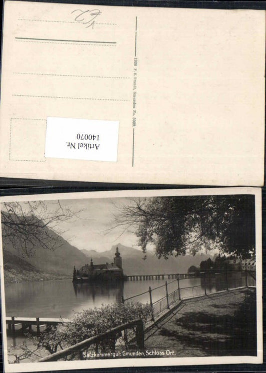 140070,Gmunden am Traunsee Schloss Orth Ort Brandt 5009