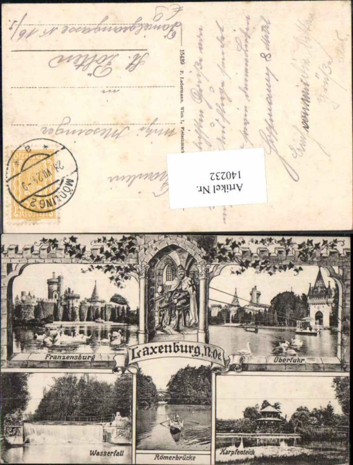 140232,Tolle Karte Laxenburg Franzensburg