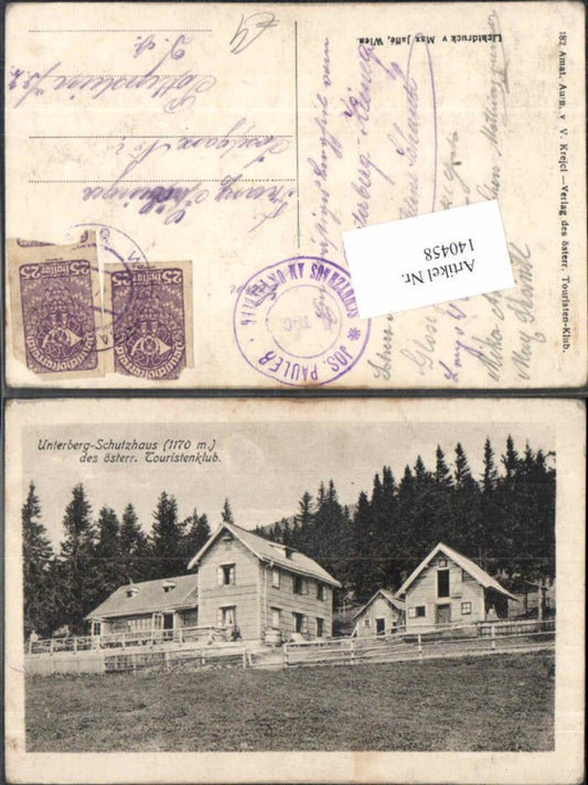 140458,Unterberg Schutzhaus b. Lilienfeld
