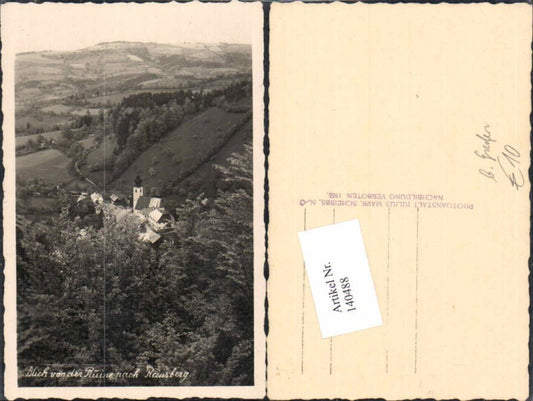 140488,Blick v.d. Ruine nach Reinsberg bei Gresten