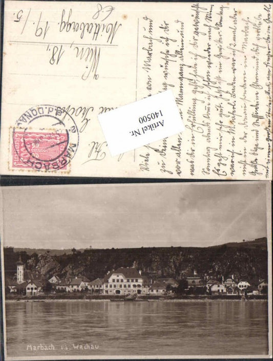 140500,Marbach Maria Taferl in Wachau Fotokarte 1923