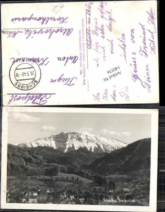 140536,Scheibbs m. Ötscher Feldpost