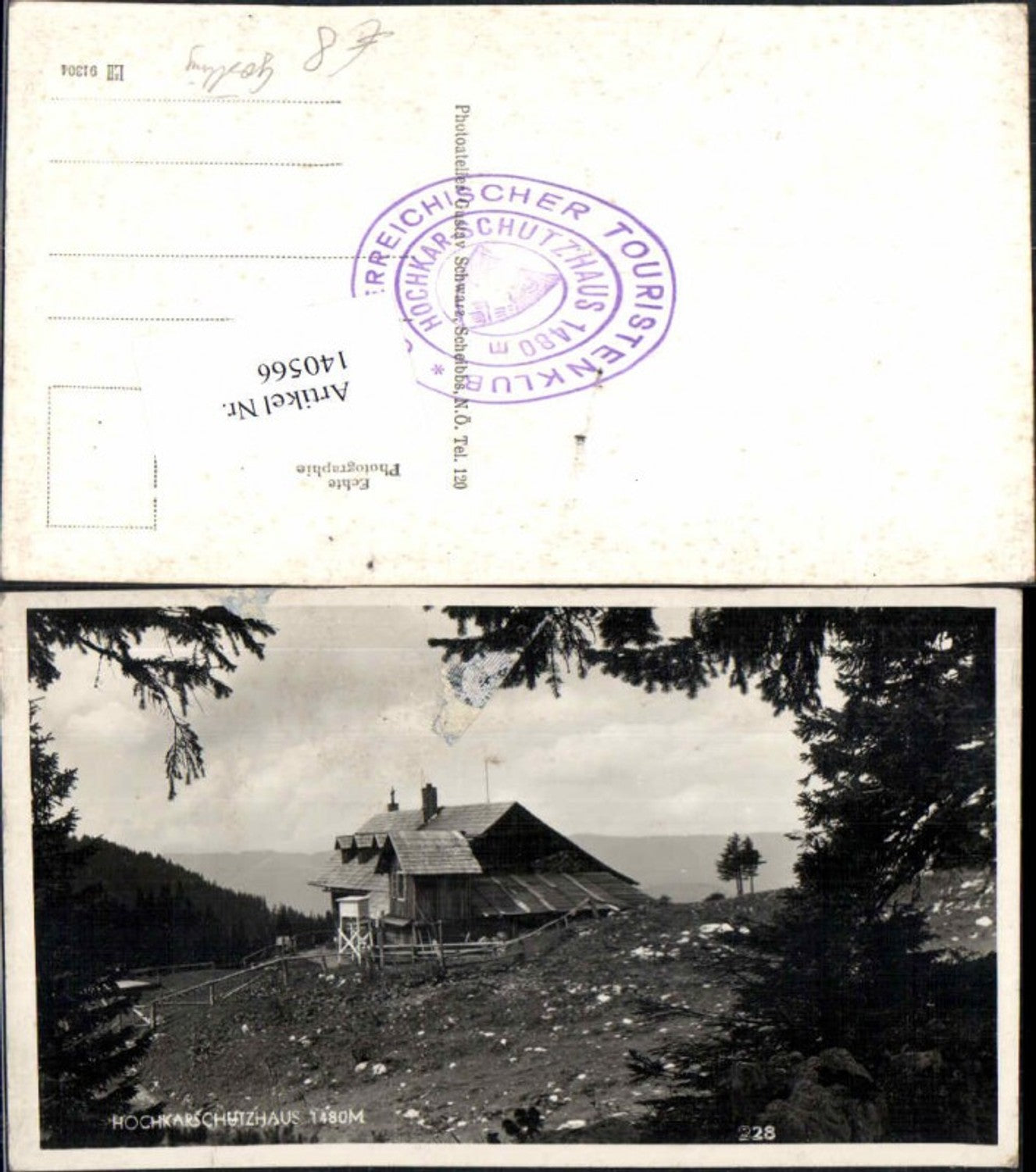 140566,Hochkar Schutzhaus bei Göstling a.d. Ybbs