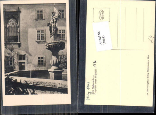 140643,Klosterneuburg Leopoldibrunnen Brunnen