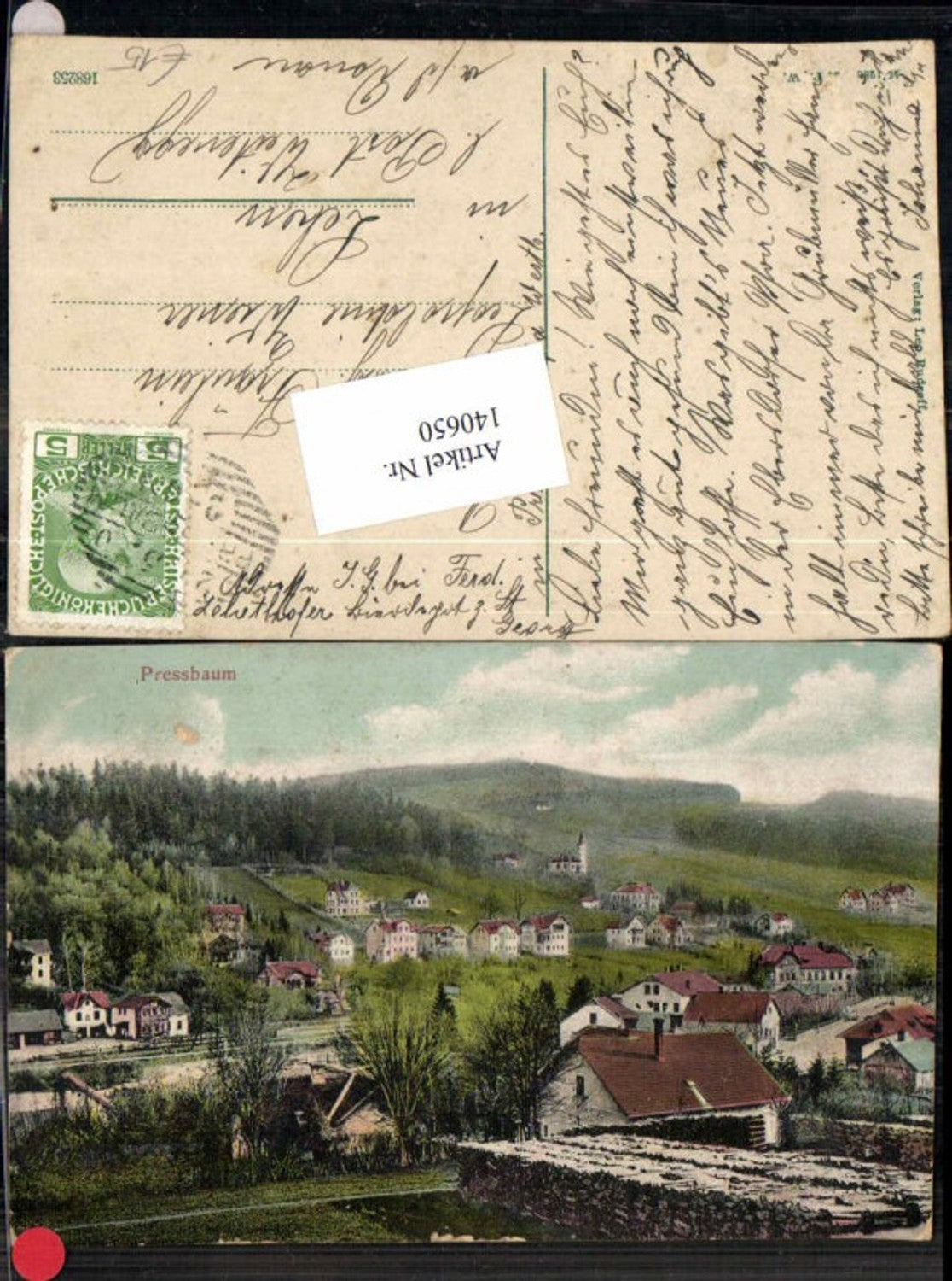 140650, Pressbaum near Vienna 1910