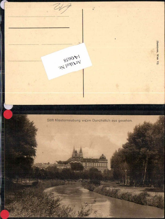 140658,Klosterneuburg bei Wien Durchstich aus