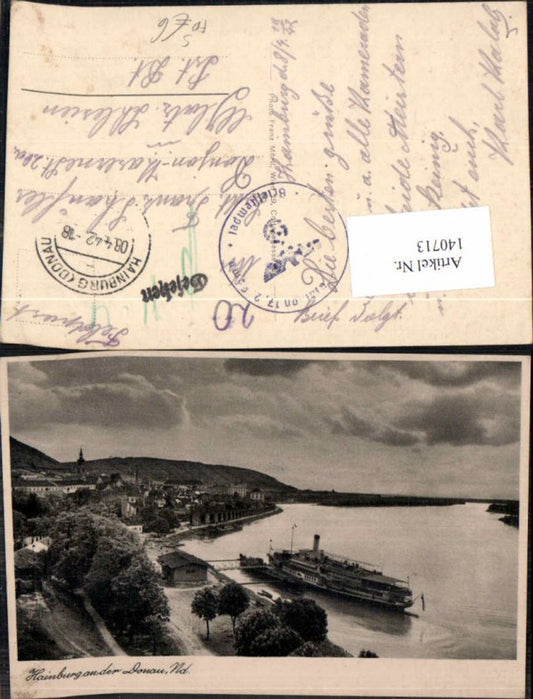 140713,Hainburg a.d. Donau Landungsplatz Dampfer
