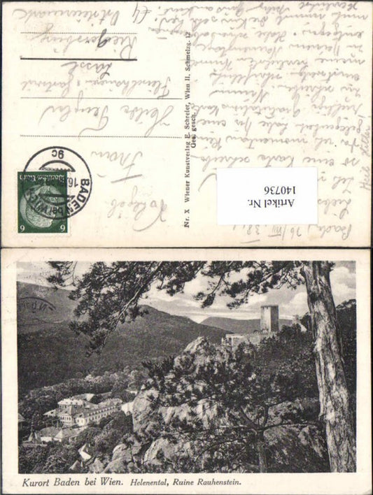 140736,Baden b. Wien Rauhenstein