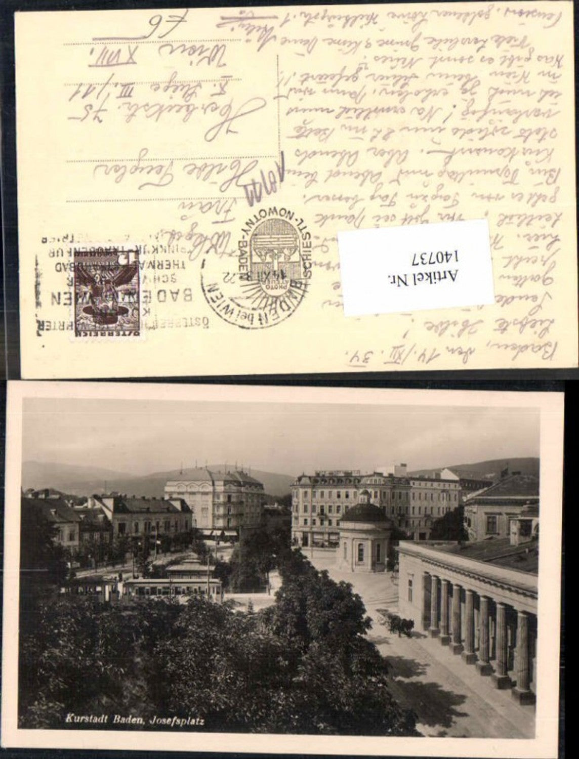 140737,Baden b. Wien Josefsplatz