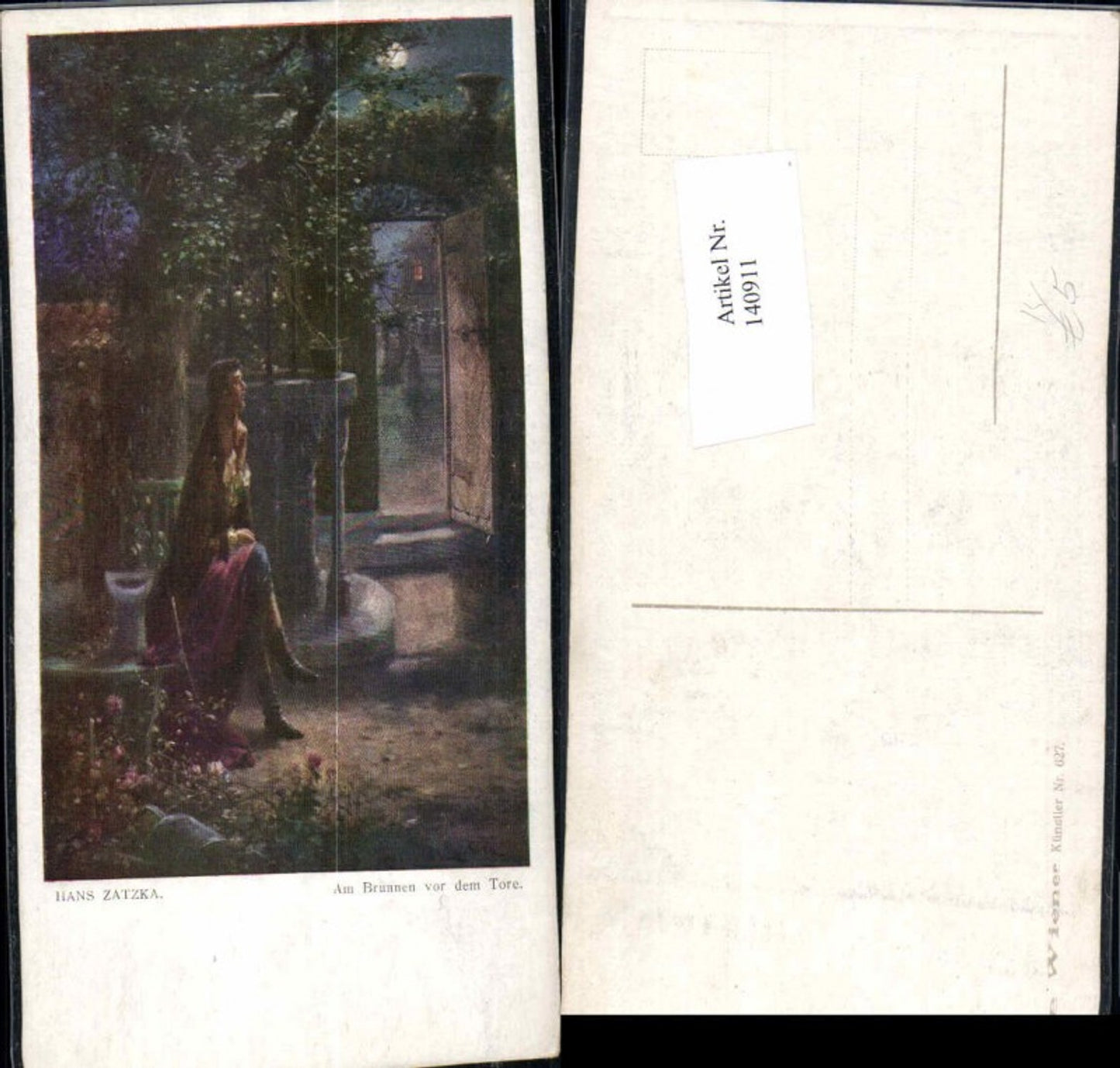 140911,Hans Zatzka Am Brunnen vor dem Tore
