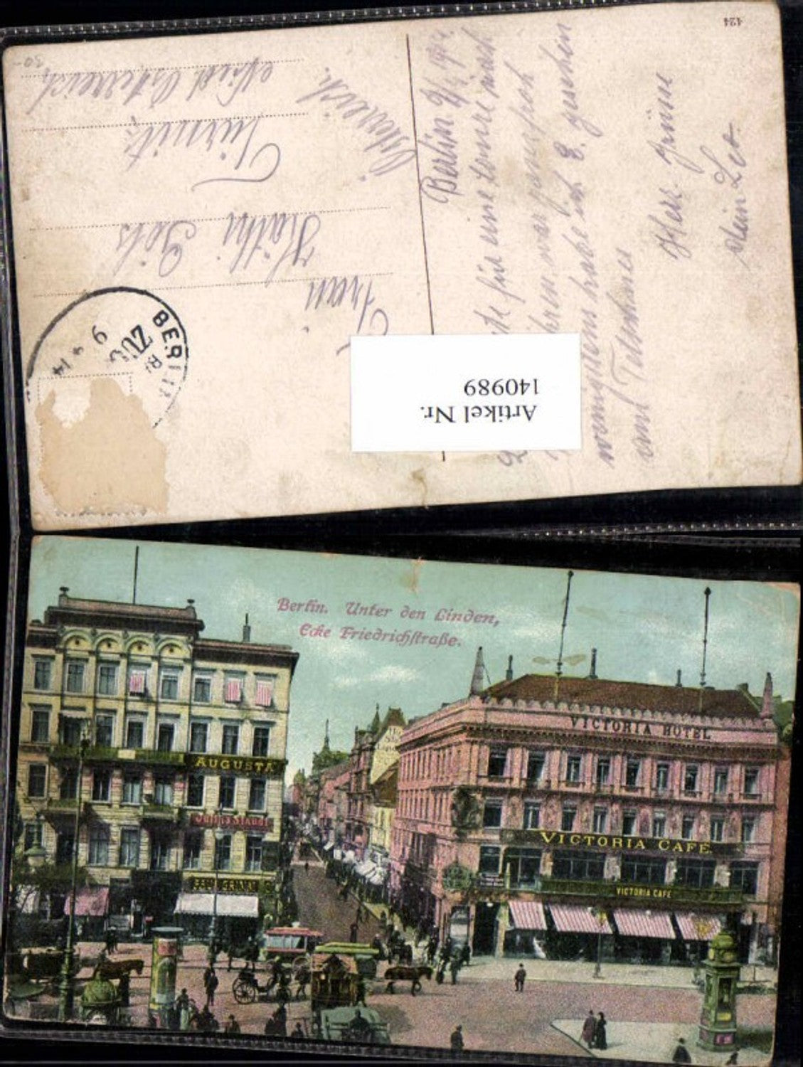 140989,Berlin Unter den Linden Friedrichstrasse Victoria cafe