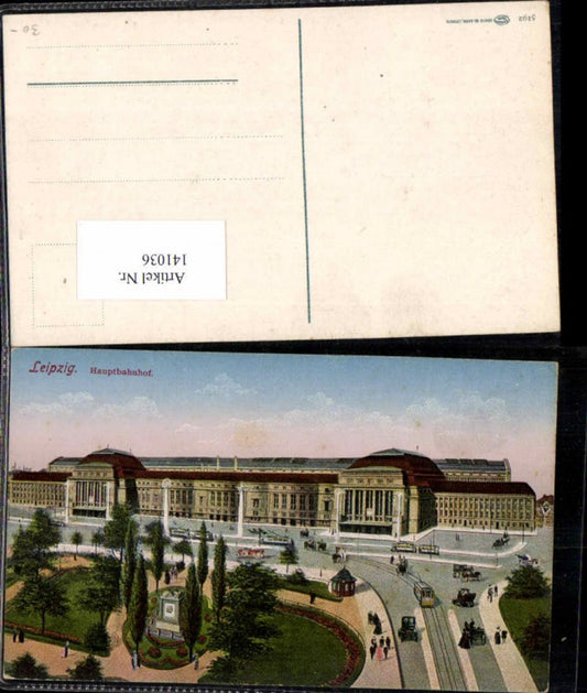 141036,Leipzig Hauptbahnhof Bahnhof 1910