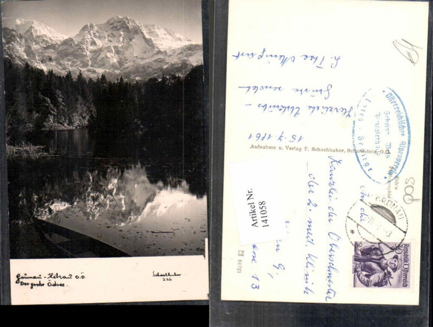 141058,Grünau Hetzau Almtal Almsee