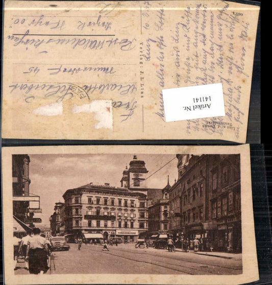 141141,Linz a.d. Donau taubenmarkt Strassenpartie