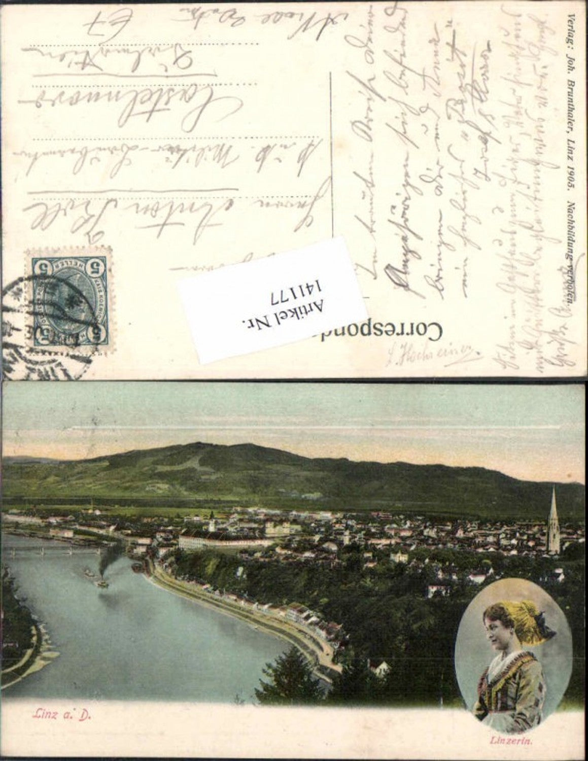 141177,Linz a.d. Donau Linzerin Tracht