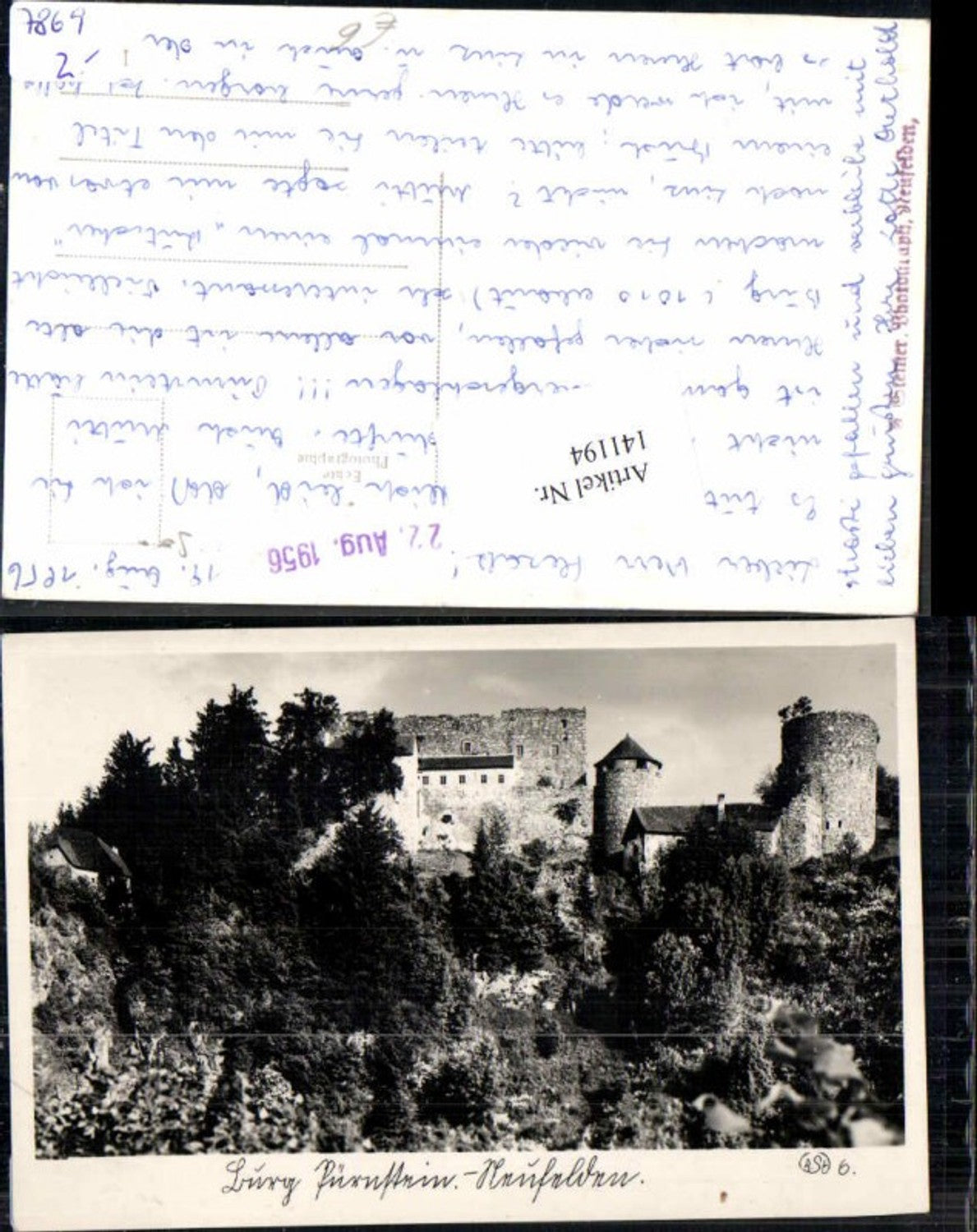 141194,Pürnstein Neufelden Burg