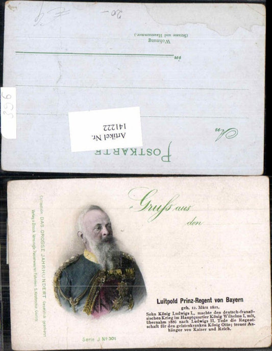 141222,Luitpold Prinz Regent von Bayern 1900