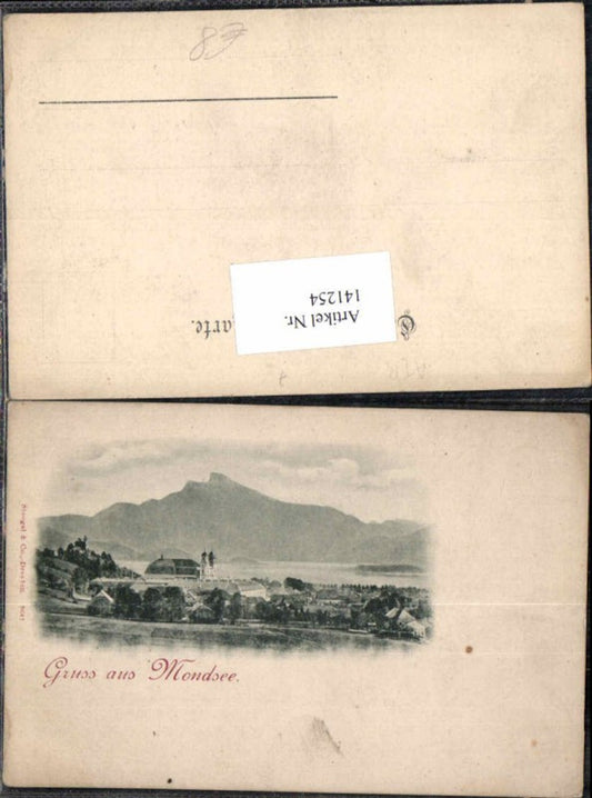 141254,Gruss aus Mondsee 1900 pub Stengel Co