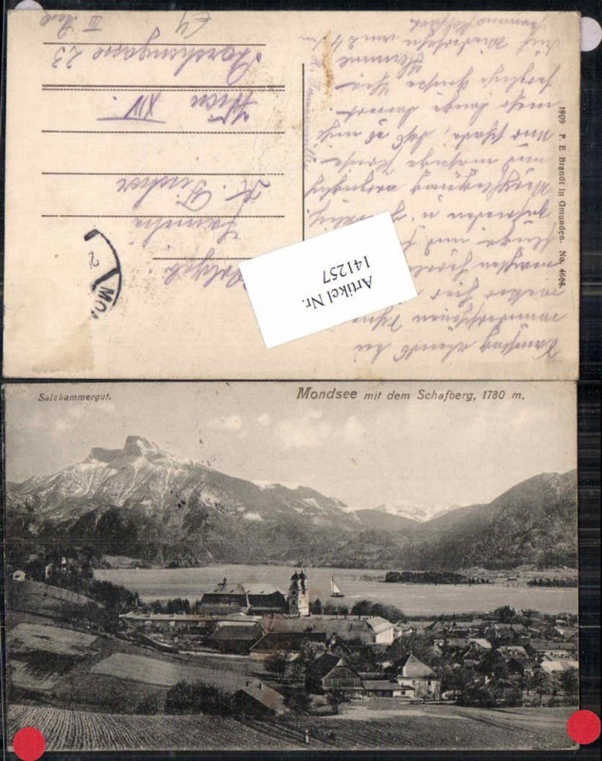 141257,Mondsee m. Schafberg pub Brandt 4666