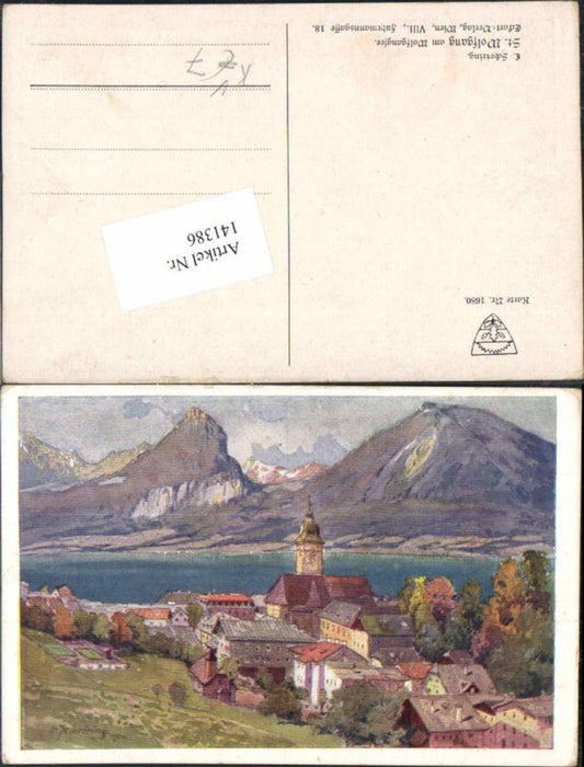 141386,Dt. Schulverein 1680 L. Scheiring St Wolfgang am Wolfgangsee