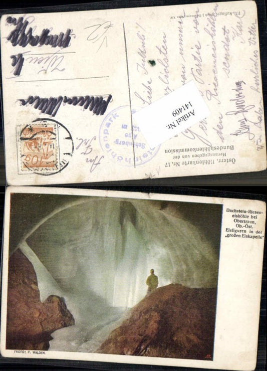 141409,Höhlenkarte Ramsau Dachstein Obertraun