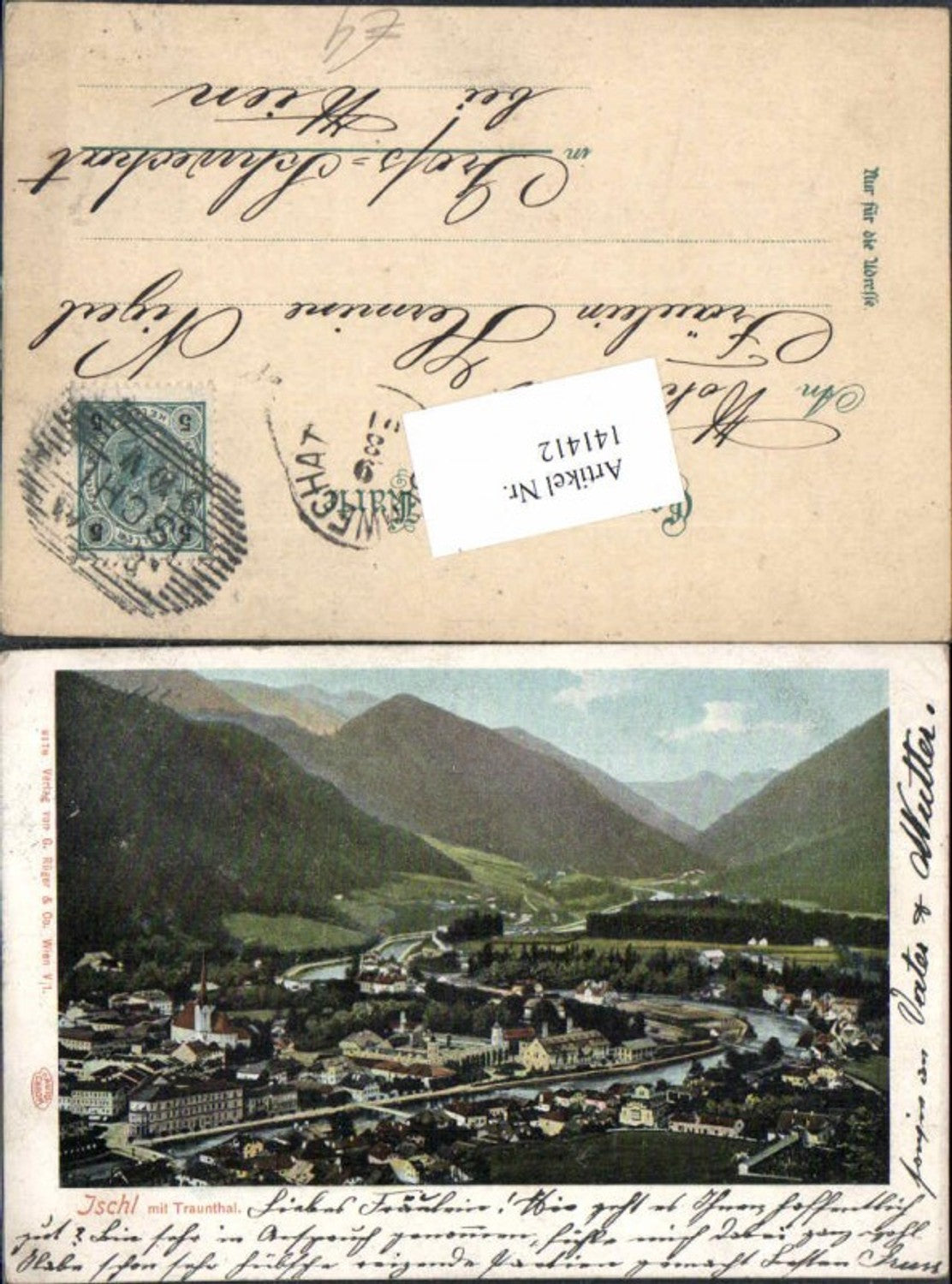 141412,Ischl Traunthal 1900