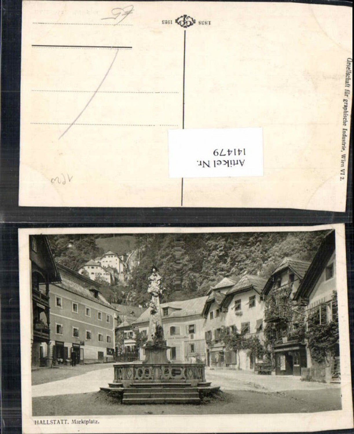 141479,Hallstatt Brunnen Markt