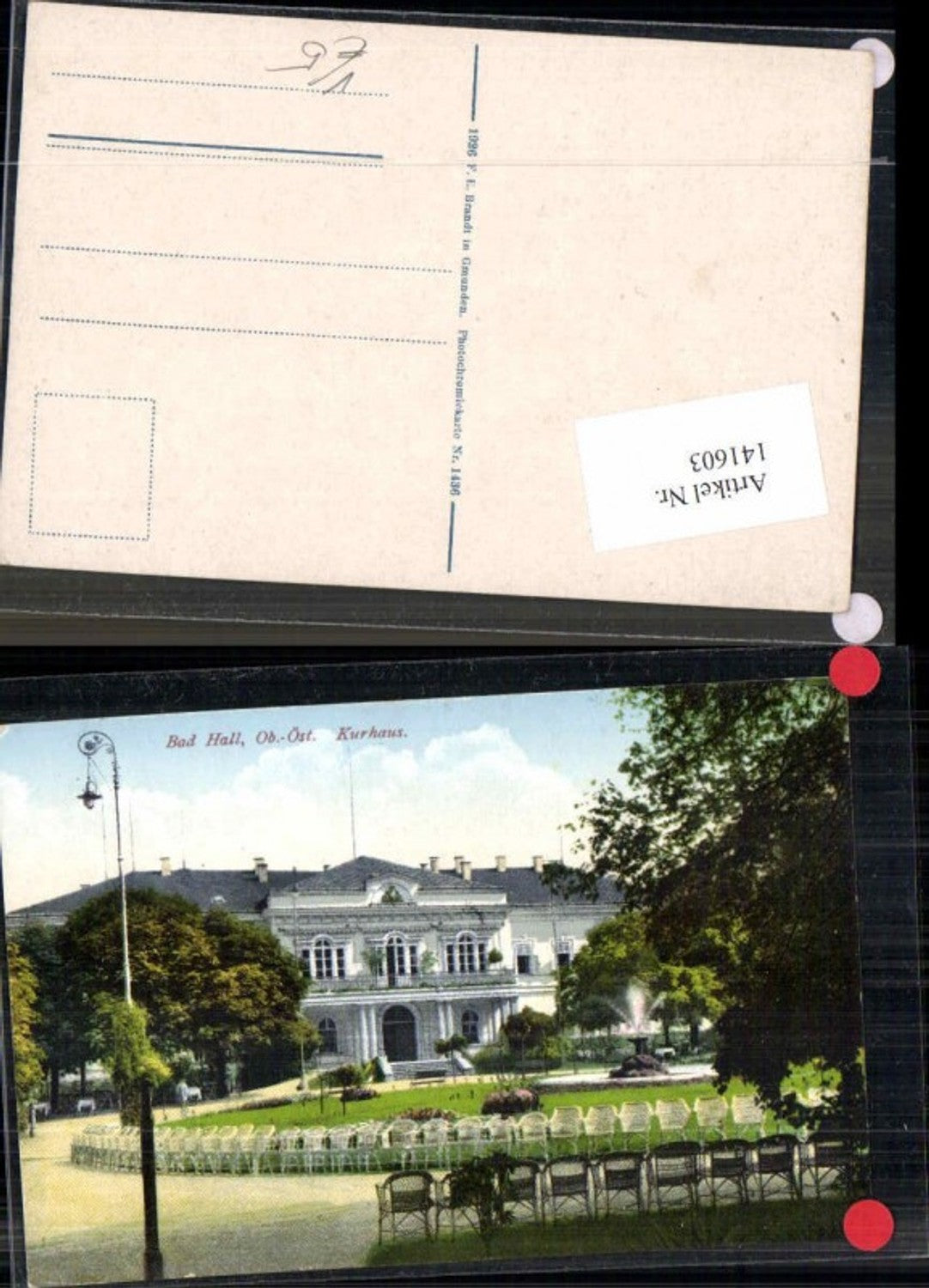 141603,Bad Hall bei Steyr Kurhaus Brandt 1436