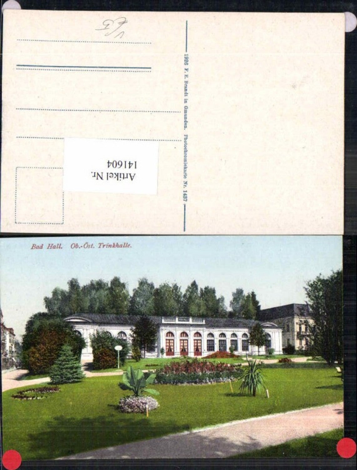 141604,Bad Hall bei Steyr Trinkhalle Brandt 1437