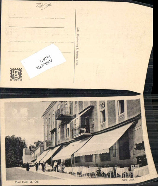 141671,Bad Hall bei Steyr Cafe Gasthaus Lauf RAR