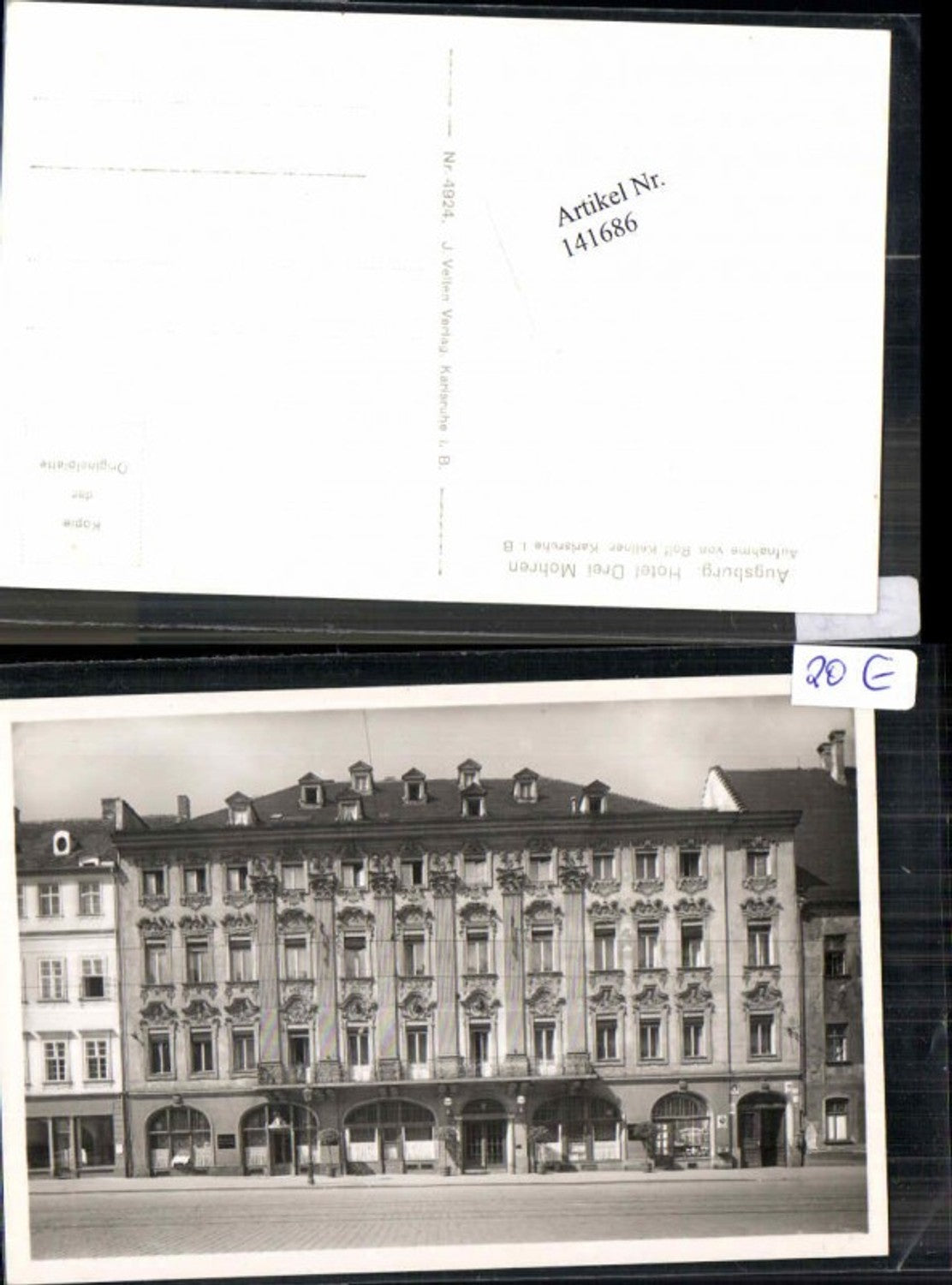 141686, Augsburg Hotel Drei Mohren