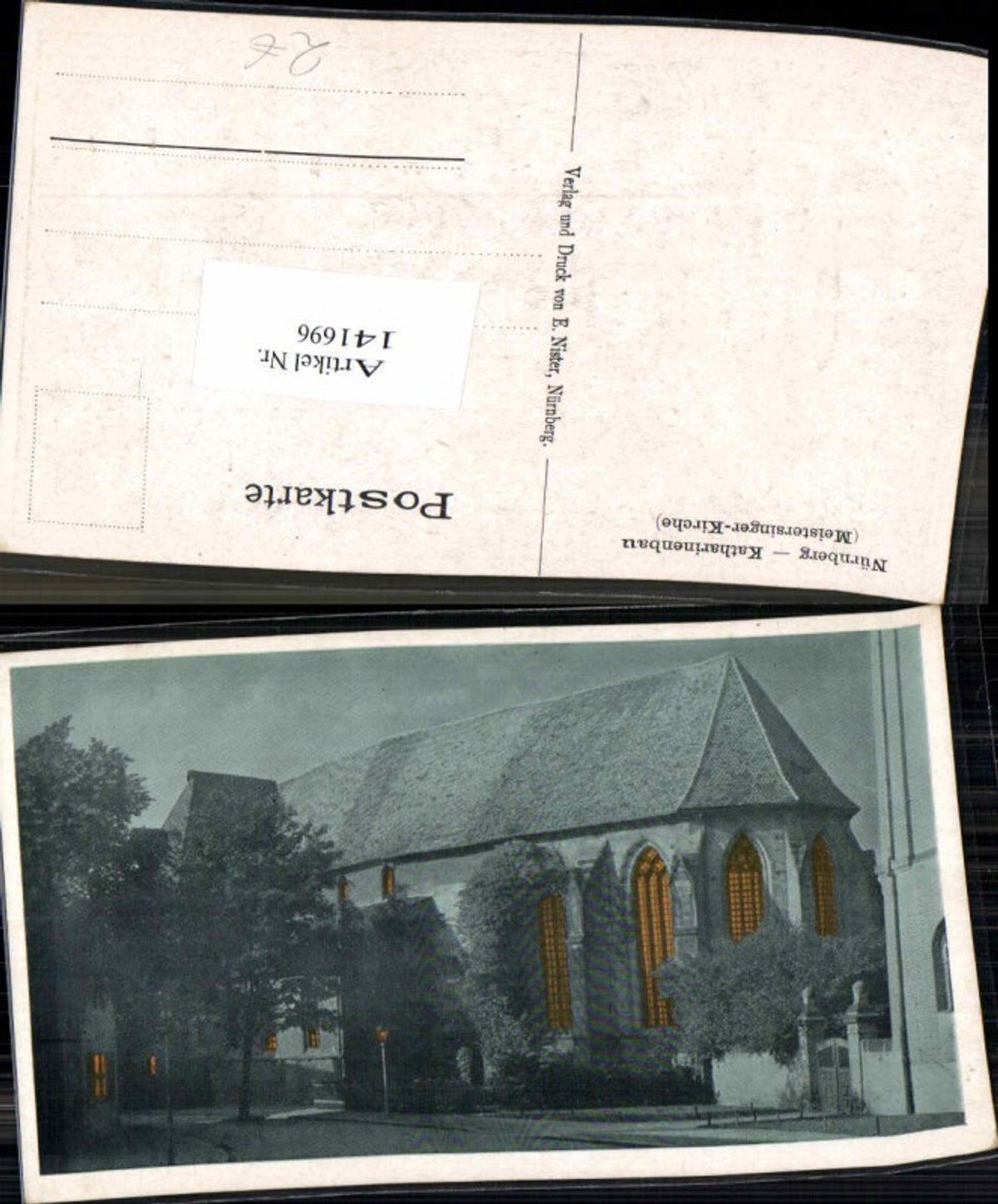 141696,Nürnberg Katharinenbau Kirche