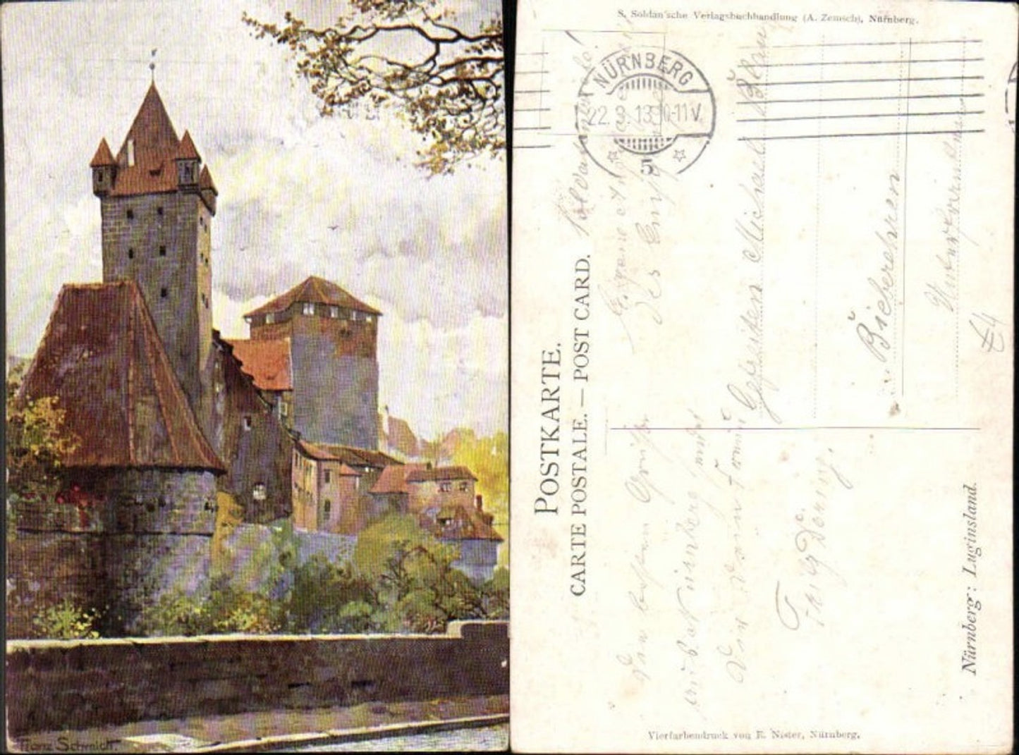 141699,Nürnberg Franz Schmidt signiert Luginsland