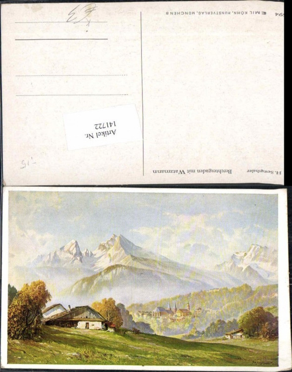 141722,H. Sengthaler Berchtesgaden m. Watzmann