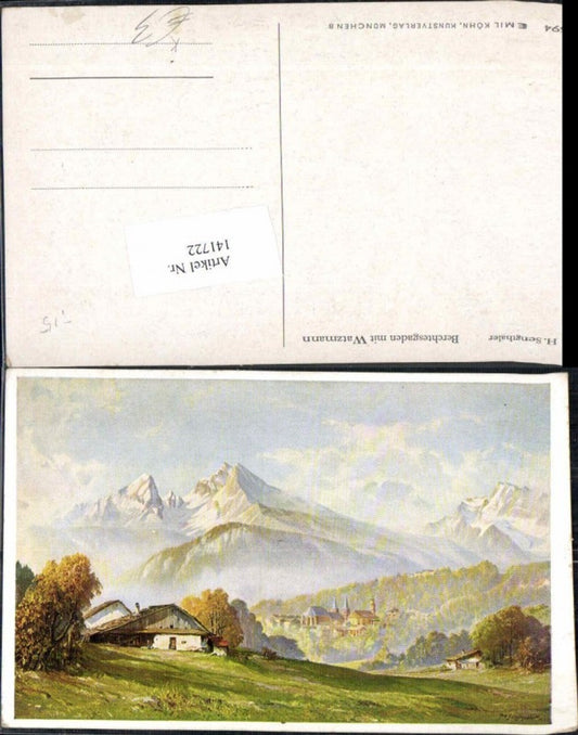 141722,H. Sengthaler Berchtesgaden m. Watzmann