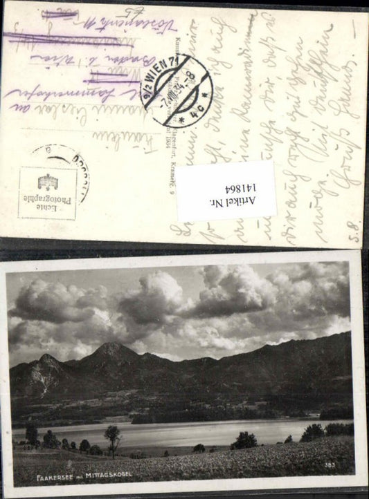 141864,Faakersee m. Mittagskogel Faak
