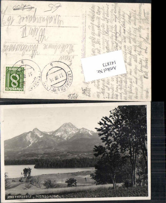 141873,Faak Faakersee Partie 1925