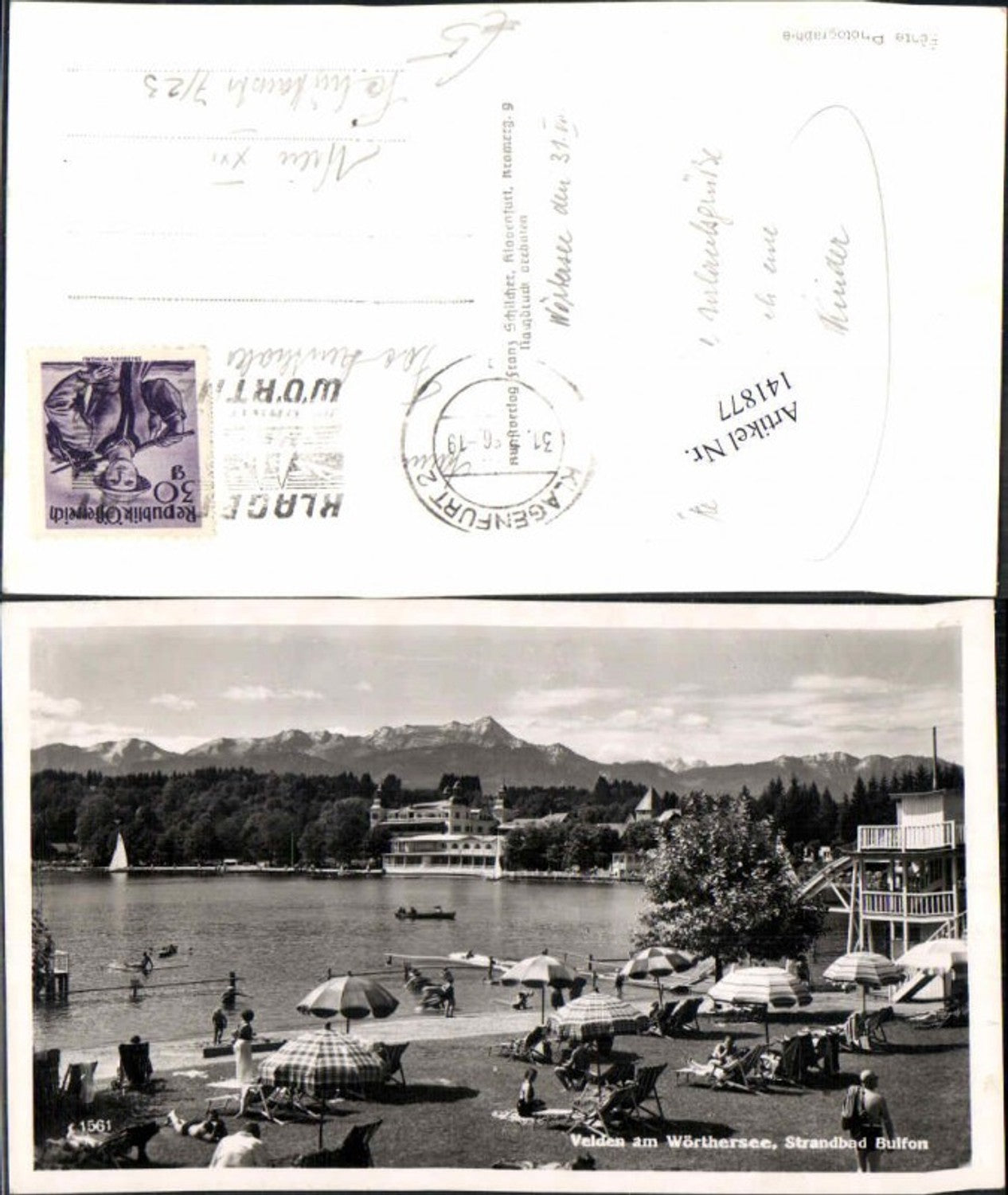 141877,Velden am Wörthersee Strandbad Bulfon