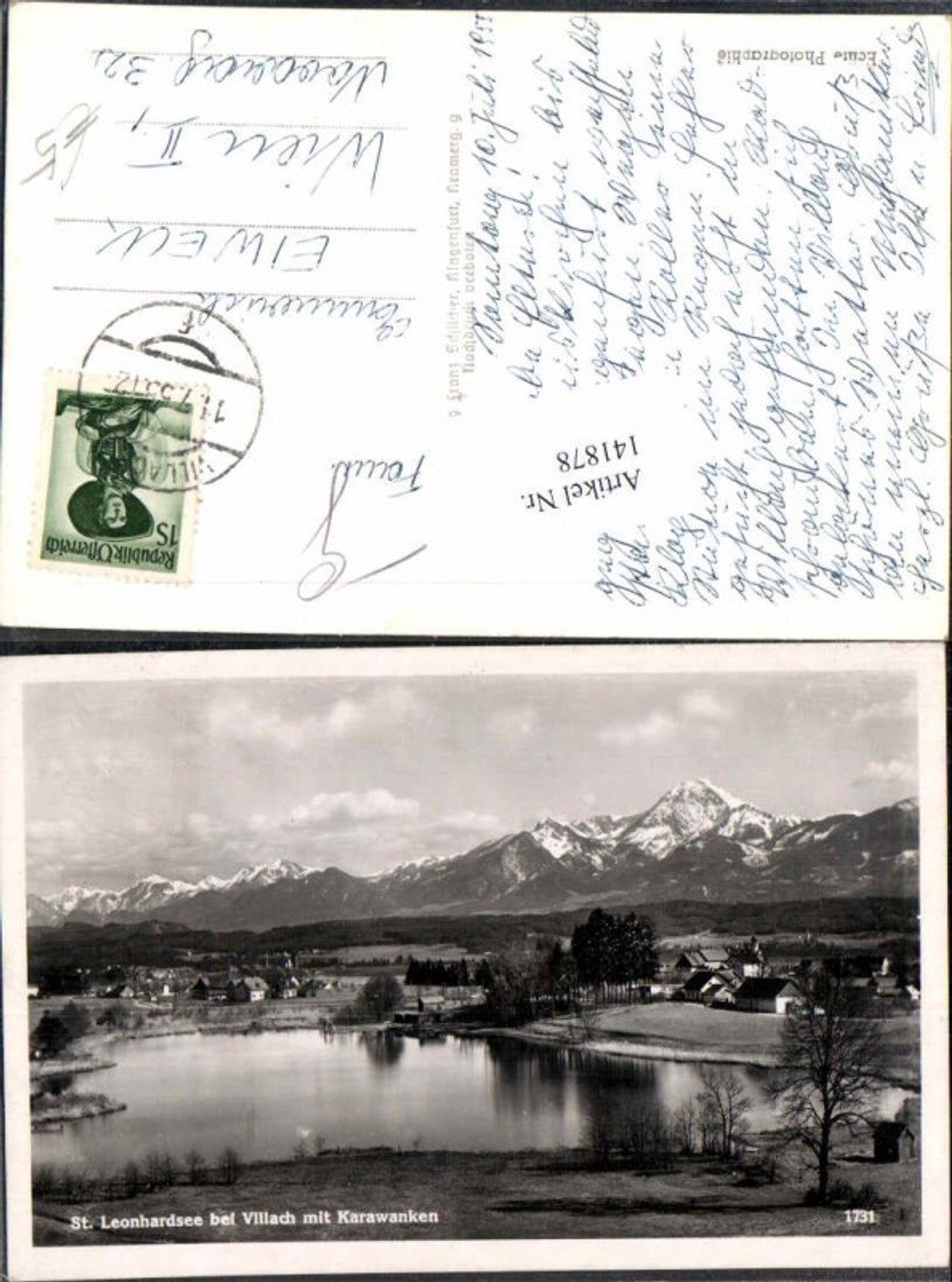 141878,St Leonhardsee near Villach St Leonhard