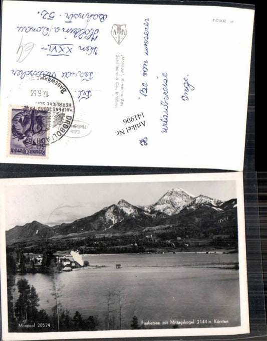 141906,Faakersee Faak am See Mittagskogel