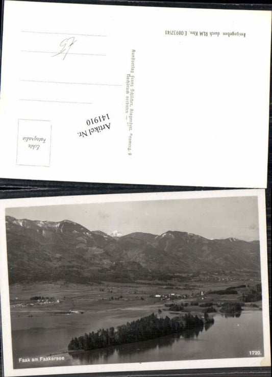 141910,Faak am Faakersee 1938