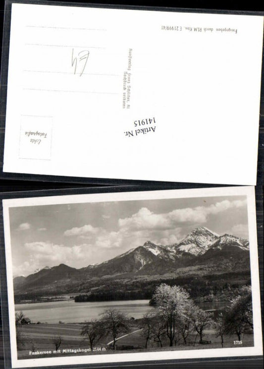 141915,Faak Faakersee Mittagskogel